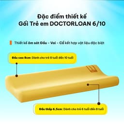 Thumbnail Combo cho trẻ em DOCTORLOAN hỗ trợ giữ dáng chuẩn bảo vệ cột sống 2