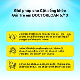 Thumbnail Combo cho trẻ em DOCTORLOAN hỗ trợ giữ dáng chuẩn bảo vệ cột sống 3