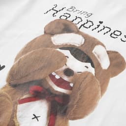 Thumbnail Áo Thun Gấu Mắc Cỡ 2 Màu - Brand TSUN chính hãng - Shy Teddy Tee - Unisex 4