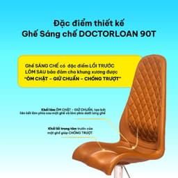 Thumbnail Ghế sáng chế DOCTORLOAN 90T giữ dáng ngồi chuẩn hỗ trợ nắn chỉnh cột sống 2