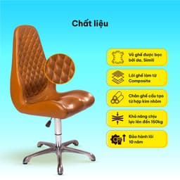 Thumbnail Ghế sáng chế DoctorLoan 90D đệm dày giữ dáng ngồi chuẩn hỗ trợ nắn chỉnh cột sống 4