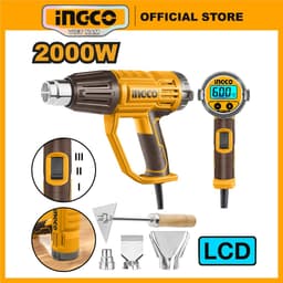 Thumbnail Máy thổi nhiệt dùng điện 2000W điều chỉnh hơi nóng đa chức năng INGCO HG200028 | HG200047 | HG200058 | HG200078 giá rẻ 1
