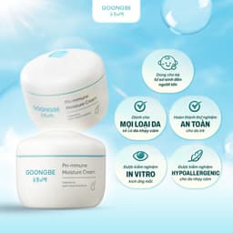 Thumbnail Kem Dưỡng Ẩm GOONGBE Primmune Moisture Cream Dành Cho Da Nhạy Cảm 180ml 4