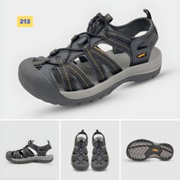 Thumbnail Sandal nam Vento bít mũi SD08003Br có big size 44 | Vento  Optimus SD08003 4