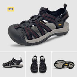 Thumbnail Sandal nam Vento bít mũi SD08003Br có big size 44 | Vento  Optimus SD08003 2