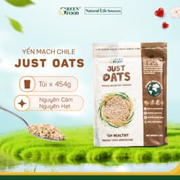 Thumbnail Yến mạch JUST OATS Nguyên cám, Cán dày, mỏng Chile cùng kích cỡ 454g hoặc 907g 2