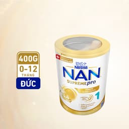 Thumbnail Sữa bột Nestlé NAN SUPREMEPRO 1 400g nhập khẩu Đức với đạm thủy phân 1 phần, 5HMO & lợi khuẩn 1