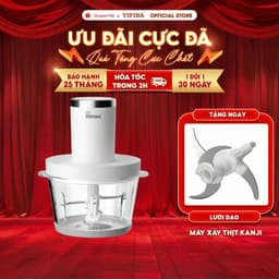 Thumbnail Máy Xay Thịt Chính Hãng VIFIBA - Tặng Kèm 2 Bộ Lưỡi Dao - 2 Cấp Độ Xay Mạnh, Xay Thịt Đông Đá,.. 2
