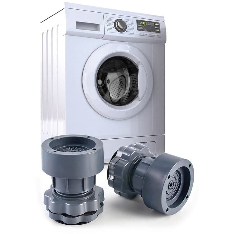 Ảnh Bộ 4 Chân Chống Rung Máy Giặt Thiết Kế Tăng Giảm Chiều Cao Đế Cao Su Chống Rung Chống Trượt 4