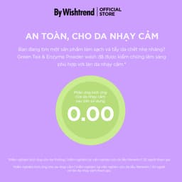 Thumbnail By Wishtrend Sữa rửa mặt dang bột Green tea & Enzyme Powder Wash 110g 3