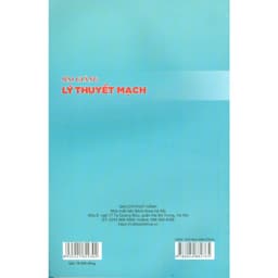 Thumbnail Sách - Bài Giảng Lý Thuyết Mạch 1