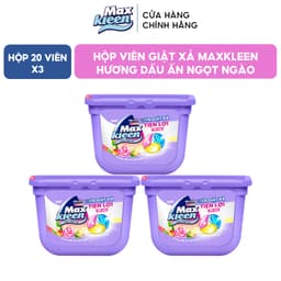 Thumbnail Combo 3 Hộp Viên Giặt Xả MaxKleen Hương Dấu Ấn Ngọt Ngào 300g (20 ViênHộp) 1