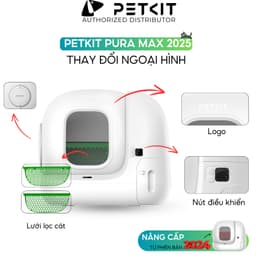 Thumbnail Máy vệ sinh cho mèo PETKIT Pura Max 2025 Thiết Kế Nâng Cấp Tăng Hiệu Quả Hoạt động 2