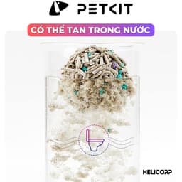 Thumbnail Cát mèo Petkit cao cấp 5in1 mix đậu nành, đất sét, khử mùi, vón tốt, xả tolet 3