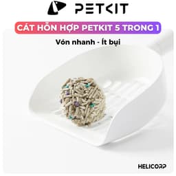Thumbnail Cát mèo Petkit cao cấp 5in1 mix đậu nành, đất sét, khử mùi, vón tốt, xả tolet 4
