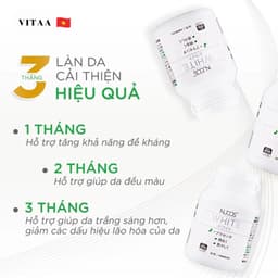 Thumbnail Viên uống trắng da nhật bản NUCOS giúp làm sáng, đều màu da mờ thâm nám, chống oxy hóa 60 viên 2