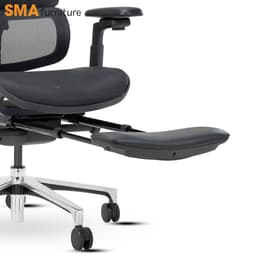 Thumbnail Gác chân ghế Nghiafurniture, Lắp gác chân cho ghế Lumbar 03, Tải trọng 30kg, da Pu cao cấp 4