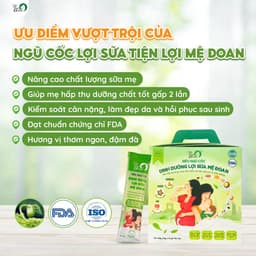 Thumbnail - Ngũ cốc lợi sữa Mệ Đoan cung cấp dinh dưỡng trong thai kỳ và nuôi con bằng sữa 450g 4