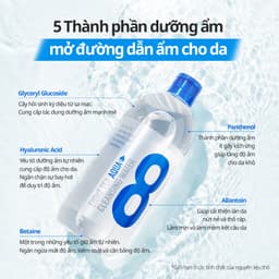 Thumbnail Nước tẩy trang dưỡng ẩm BOM Eight Tea AQUA Cleansing Water 500ML 2