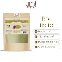Thumbnail Bột Lá Tía Tô nguyên chất UMIHOME 40G dưỡng trắng da, đắp mặt nạ ngừa mụn hiệu quả 1