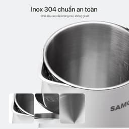 Thumbnail Ấm đun nước điện thông minh SAMONO SW-EKW18 1.8L 1500W 2 lớp chịu nhiệt dễ dàng vệ sinh lòng ấm inox 304 3
