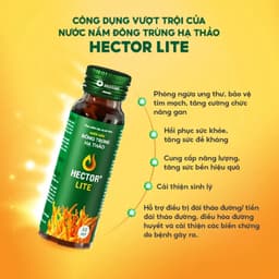 Thumbnail Nước Nấm Đông Trùng Hạ Thảo Hector Lite (50ml x 10 chai) 2