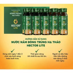 Thumbnail Nước Nấm Đông Trùng Hạ Thảo Hector Lite (50ml x 10 chai) 4