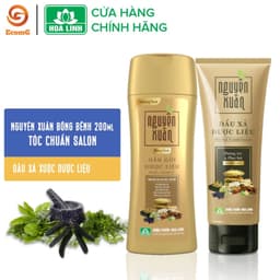 Thumbnail Combo Dầu gội và dầu xả Nguyên Xuân vàng dưỡng tóc bồng bềnh NX5, dầu gội dược liệu Nguyên Xuân cho da dầu giảm bết 1