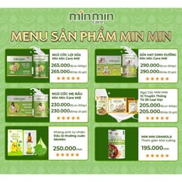 Thumbnail Ngũ Cốc Lợi Sữa Min Min 38 Hạt - Ngũ Cốc Giành Cho Mẹ Sau Sinh - Bột Ngũ Cốc Lợi Sữa 2