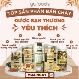 Thumbnail Trà gạo lứt đậu đen thanh nhiệt GUfoods - Tự nhiên, Healthy, Thanh lọc cơ thể, Mát gan, Ngủ ngon, Đa dạng vị (200g/500g) 2