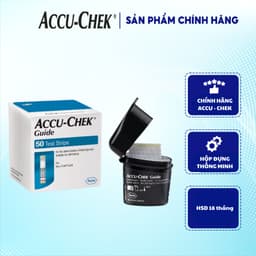 Thumbnail QUE THỬ ĐƯỜNG HUYẾT ACCU CHEK GUIDE - HỘP 25 - HỘP 50 - DÙNG CHO MÁY ACCU-CHEK GUIDE 1