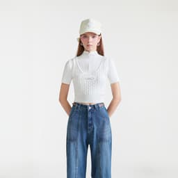 Thumbnail DEAR JOSÉ - Quần Jeans dài suông loe xanh dương đậm Anastasia 3
