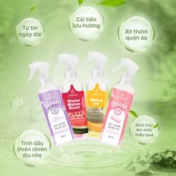 Thumbnail Xịt thơm quần áo JULYHOUSE 20ml/280ml hương ngọt ngào dễ thương, khử mùi ẩm mốc hiệu quả 4