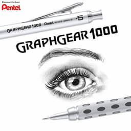 Thumbnail Bút Chì Cơ Khí Pentel Graphgrear 1000 – Thân Kim Loại Inox, Nét Chuẩn Xác – Bút Chì Bấm Ngòi 0.5mm 4