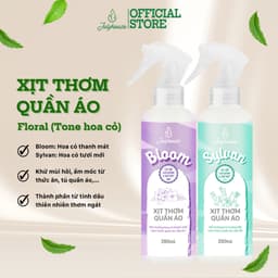 Thumbnail Xịt thơm quần áo JULYHOUSE 20ml/280ml nước xả vải khô hương hoa cỏ tinh dầu tươi mát 2