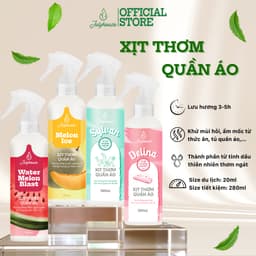 Thumbnail Xịt thơm quần áo JULYHOUSE 20ml/280ml chiết xuất tinh dầu thiên nhiên thơm mát 2