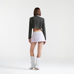 Thumbnail DEAR JOSÉ - Chân váy quần ngắn vải chino tím - Holy Grail 2