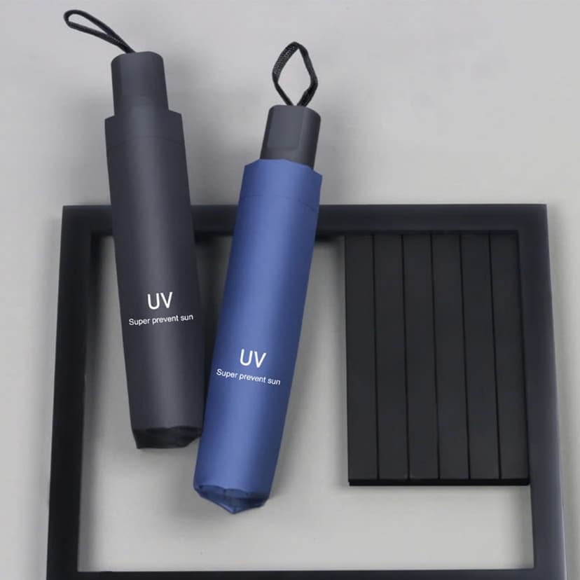 Ảnh Ô Che Mưa Nắng Chống Tia UV 8 Nan Chọn Màu - Dù Che Mưa Che Nắng Cầm Tay Gấp Gọn, Thời Trang, Tiện Lợi Hãng Amalife 4