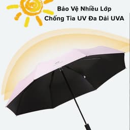 Thumbnail Ô Che Mưa Nắng Chống Tia UV 8 Nan Chọn Màu - Dù Che Mưa Che Nắng Cầm Tay Gấp Gọn, Thời Trang, Tiện Lợi Hãng Amalife 1
