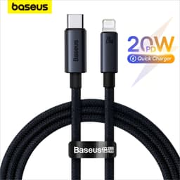 Thumbnail Cáp Sạc Nhanh Baseus PD 20W USB-C to Ligh, Tương Thích các dòng Phone cho điện thoại từ cổng C qua L 1