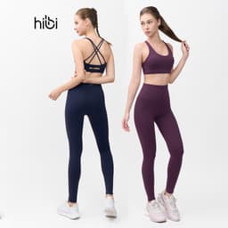Thumbnail Set Đồ Tập Yoga Gym Hibi Sports H148 Kiểu 4 Dây Thun Ngang, Kèm Mút Ngực 1