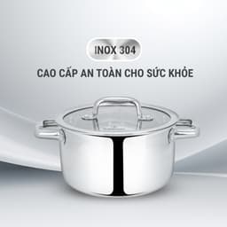 Thumbnail Bộ Nồi Chảo Inox 5 Lớp Liền Khối Cao Cấp Lager Hàng Chính Hãng Kalpen - Gia Dụng Đức 4