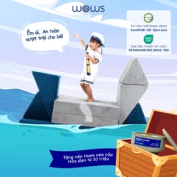 Thumbnail WOWS - Bộ 5 Đệm Foam Xếp Hình Dành Cho Trẻ Em - Sofa Sáng Tạo Jungle 3