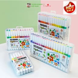 Thumbnail Bút Màu Acrylic Marker Cao Cấp Có Thể Vẽ Chồng Màu, Màu Sắc Tươi Sáng ,Vẽ Trên Mọi Chất Liệu - Bút Lông Màu 1