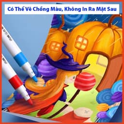 Thumbnail Bút Màu Acrylic Marker Cao Cấp Có Thể Vẽ Chồng Màu, Màu Sắc Tươi Sáng ,Vẽ Trên Mọi Chất Liệu - Bút Lông Màu 4