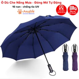 Thumbnail Ô Dù Tự Động Đóng Mở 2 Chiều 10 Nan Chống Tia UV, Dù Che Mưa Nắng, Ô Cầm Tay Gấp Gọn Tiện Lợi Chính Hãng Amalife 1