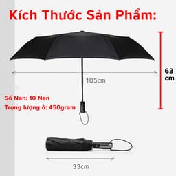 Thumbnail Ô Dù Tự Động Đóng Mở 2 Chiều 10 Nan Chống Tia UV, Dù Che Mưa Nắng, Ô Cầm Tay Gấp Gọn Tiện Lợi Chính Hãng Amalife 2