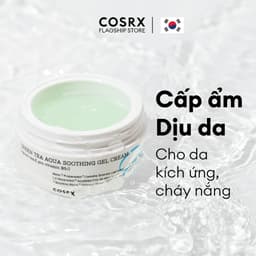 Thumbnail Gel Dưỡng Cấp Nước và Dịu Da (Trà Xanh, B5) COSRX Hydrium Green Tea Aqua Soothing Gel Cream 50ml 1
