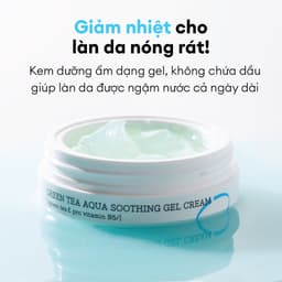 Thumbnail Gel Dưỡng Cấp Nước và Dịu Da (Trà Xanh, B5) COSRX Hydrium Green Tea Aqua Soothing Gel Cream 50ml 2
