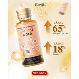 Thumbnail Combo 4 Hộp Nước Uống Làm Đẹp Collagen ADIVA Gold (56 Chai)- Giúp Làn Da Căng Mịn, Giảm Nếp Nhăn Và Chống Lão Hóa 4